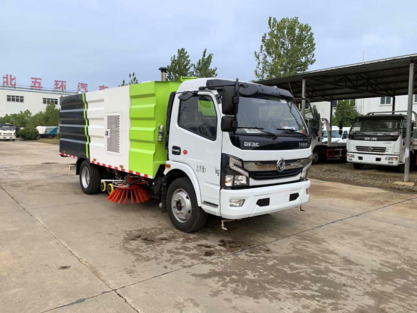 國六東風5方洗掃車-5噸洗掃車